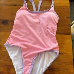 Poetry Lavender and White Swimwear